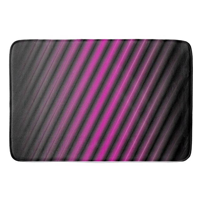 Purple Diffuse Lines Badrumsmatta (Framsidan)