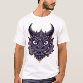 Purple Dragon Fantasy Graphic T Shirt