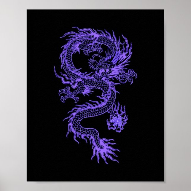Purple Dragon Poster (Framsidan)