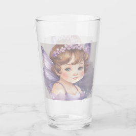 Purple fairy fantasy Glass Cup Glaskopp