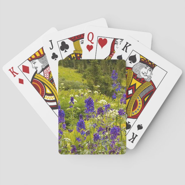 Purple Field Spelkort (Baksidan)