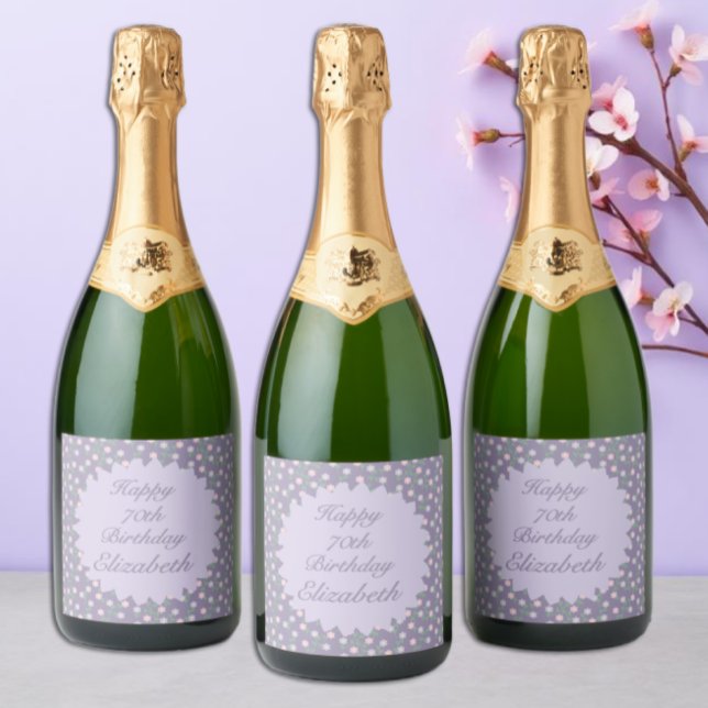 Purple Floral Birthday (Skapare uppladdad)