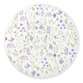 Purple Floral  Knopp