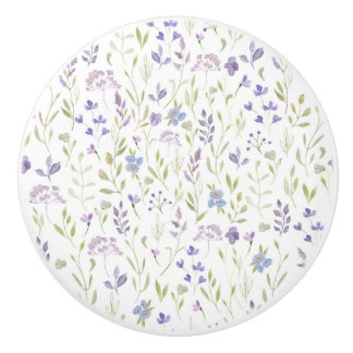 Purple Floral  Knopp