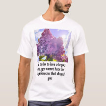 purple Floral photo bouquet inspirational phrase