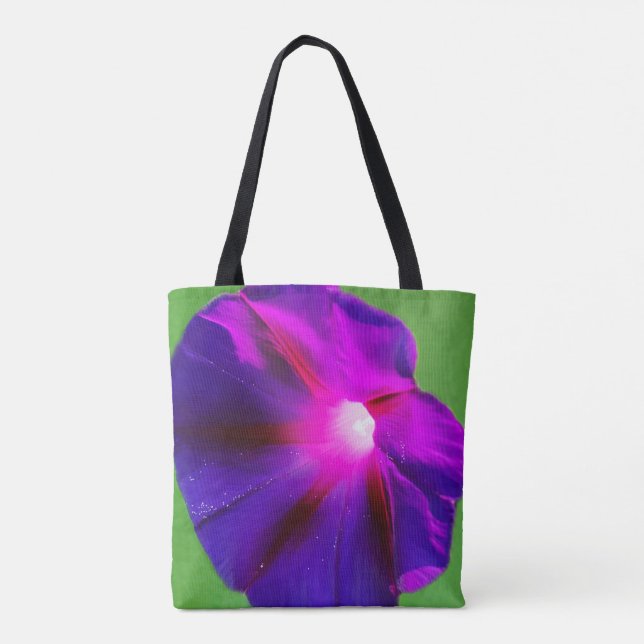 Purple Floral  Tygkasse (Baksida)