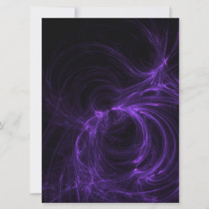 purple fractal inbjudningar