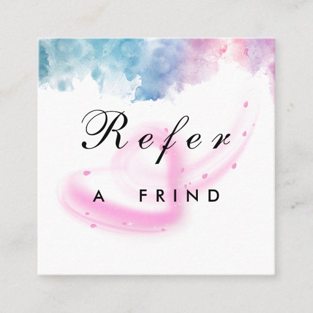 Purple Glitter Luxury Drip Salon Rabattkort (Framsida)