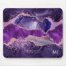 Purple Glittery Agate Texture Musmatta