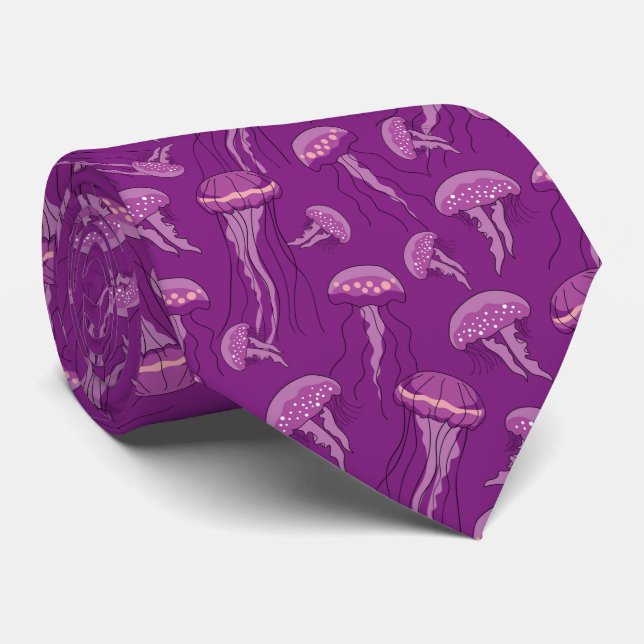 Purple glowing jelly fish pattern slips (Rullad)