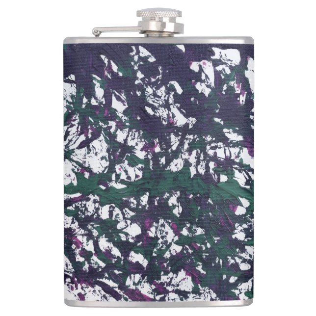 Purple, Green, Pink, Marble Artwork Fickplunta (Framsidan)