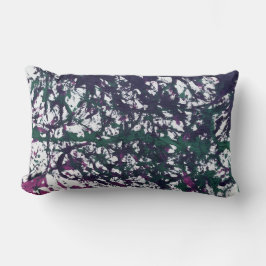 Purple, Green, Pink, Marble artwork Lumbarkudde