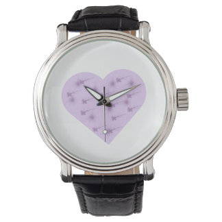Purple Heart Aesthetic Watch  Armbandsur