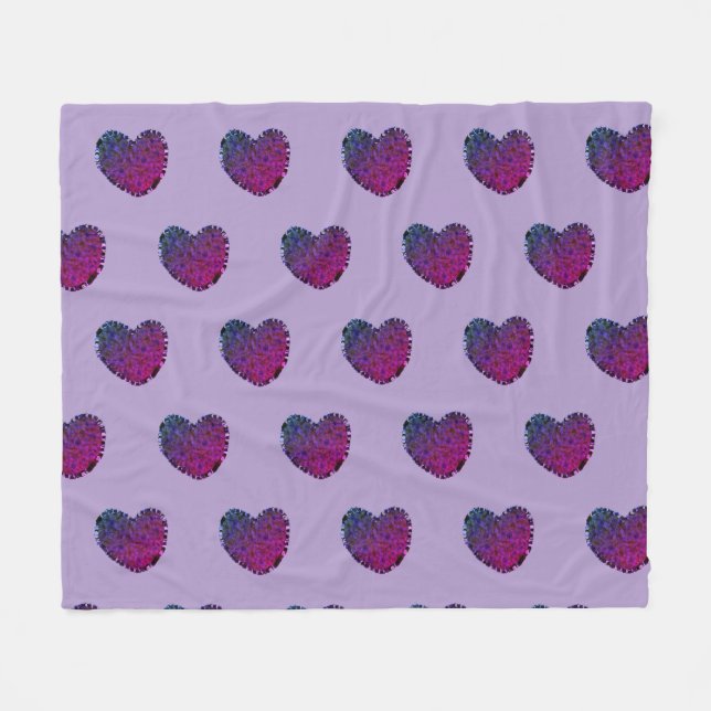 Purple Heart Fleece Blanket (Framsidan (Horisontell))
