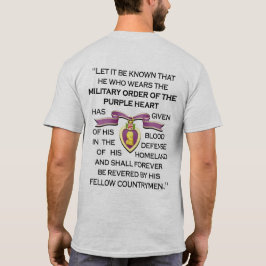 "PURPLE HEART QUOTE" T-Shirt