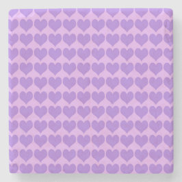 Purple Hearts Seamless Pattern Stenunderlägg