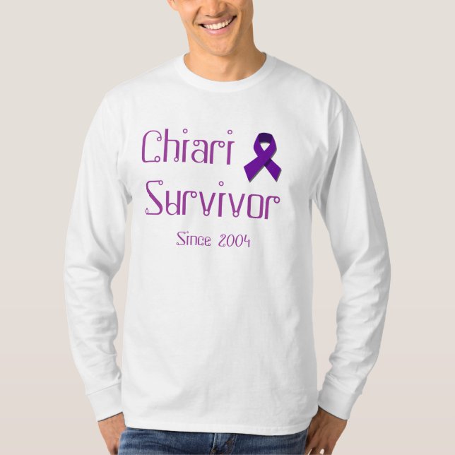 purple_image Chiari överlevande, efter 2004 T Shirt (Framsida)