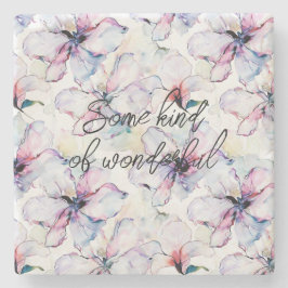 Purple Island Flowers Birthday Stenunderlägg