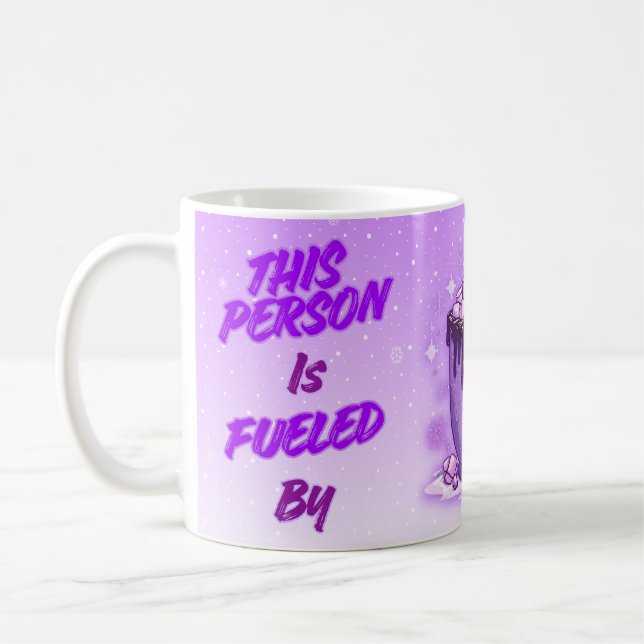 purple kaffemugg (Vänster)
