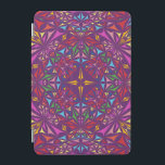 Purple Kaleidoscope Ornate Pattern iPad Mini Skydd<br><div class="desc">Digital kaleidoscopic pattern in purples and pinks.</div>
