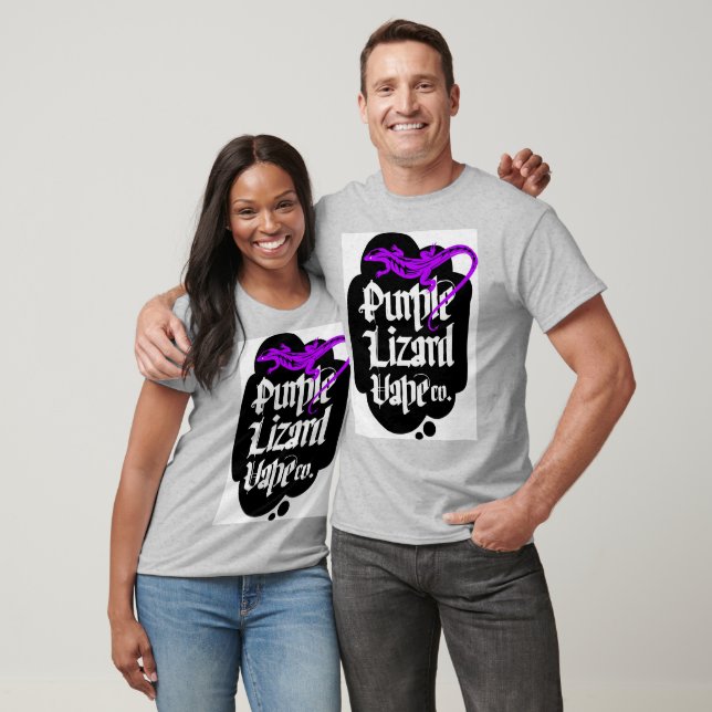 Purple lizard t-shirt (Unisex)