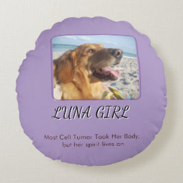 Purple Memory Keepsake of Love Rund Kudde