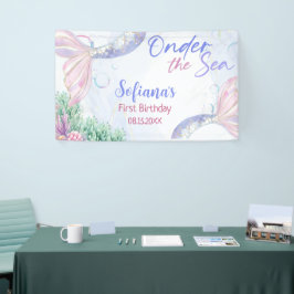 Purple Mermaid 1st Birthday Oneder the Sea