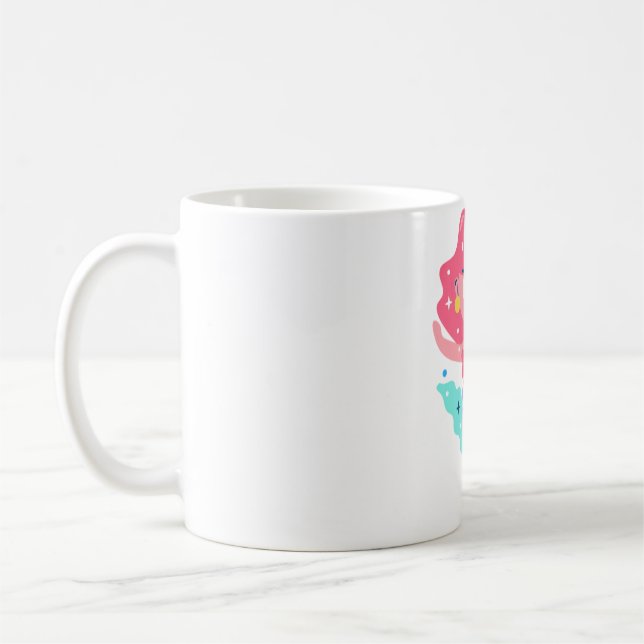 Purple mermaid kaffemugg (Vänster)