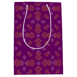 Purple Minimal Tamil Kolam Pongal Design