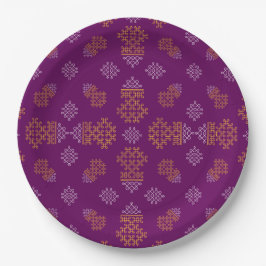 Purple Minimal Tamil Kolam Pongal Design