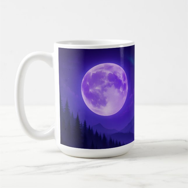 Purple Moon Serenity Mousepad – Midnight Mountain  Kaffemugg (Vänster)