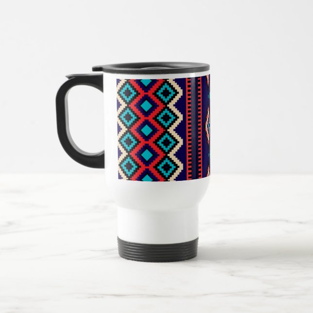 Purple Mosaic Travel Mug Resemugg (Vänster)