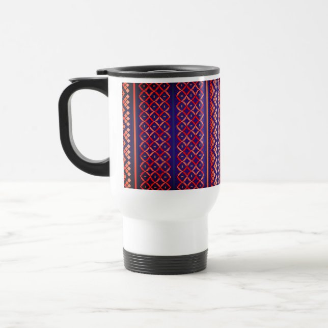 Purple Mosiac Travel Mug Resemugg (Vänster)