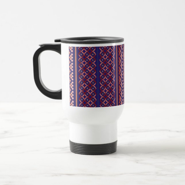 Purple Mosiac Travel Mug Resemugg (Vänster)