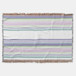 Purple, Neptune, sea green, and Lavender stripes Filt