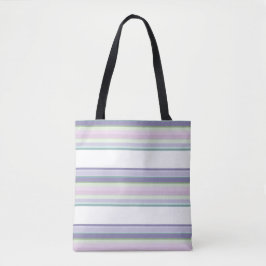 Purple, Neptune, sea green, and Lavender stripes Tygkasse