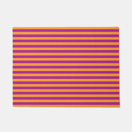Purple Orange Stripes Seamless Pattern