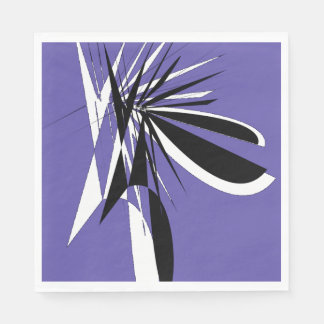 purple paper napkins / serviette en papier pappersservett