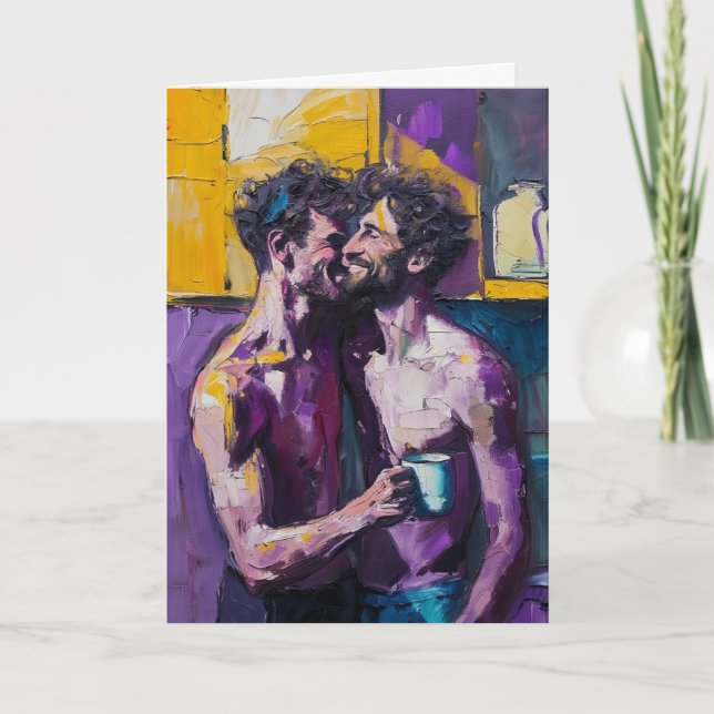 Purple Passion Coffee Embrace Kort (Framsida)