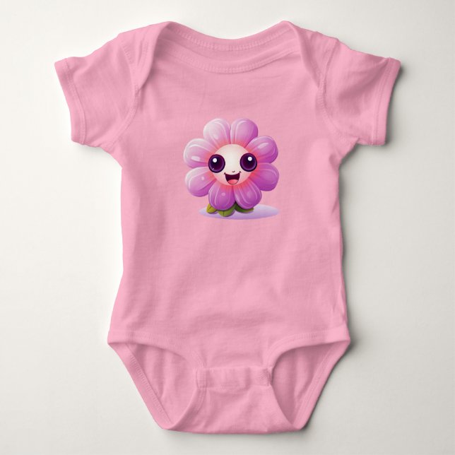Purple Petal Power  T Shirt (Framsida)