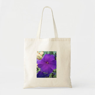 Purple Petunia Tote Bag Tygkasse