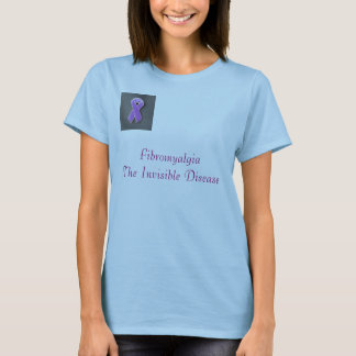 purple_pin FibromyalgiaThe osynlig sjukdom T-shirt