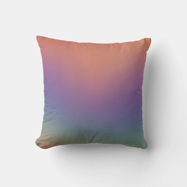 Purple Pink Aura Gradient Pillow Kudde (Framsida)