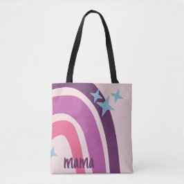 Purple Pink Bohemian Rainbow Personalized mama Tygkasse