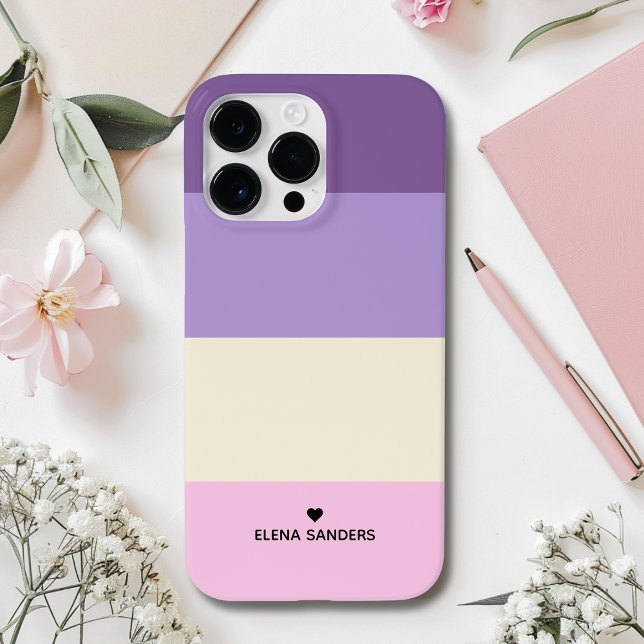 Purple Pink Cream Stripes Modern Style for her (Skapare uppladdad)