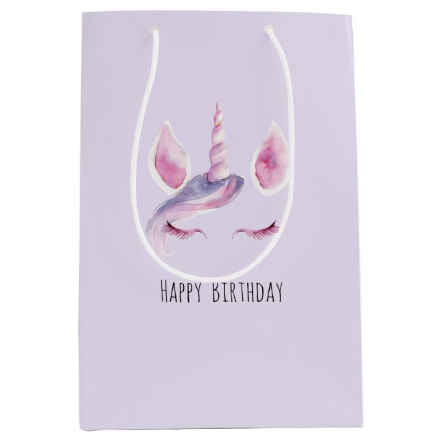 Purple Pink Unicorn Birthday (Framsidan)