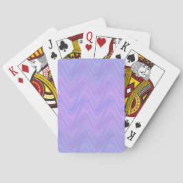 Purple Pink Wavy Lines Pattern Casinokort