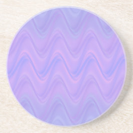 Purple Pink Wavy Lines Pattern Underlägg