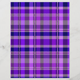 Purple Plaid Bulk Scrapbook Paper Pages Reklamblad
