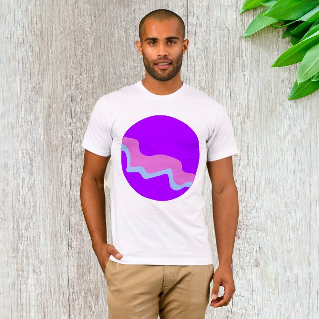 Purple Planet Mens T-Shirt (Skapare uppladdad)